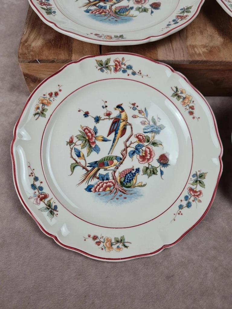 Lot de 6 assiettes à dessert Villeroy & Boch – modèle Phoenix