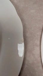 Lot de 6 assiettes anciennes Kg Luneville France – décor oiseau et dorure florale