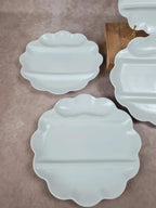 Lot de 6 assiettes compartimentées en porcelaine de Limoges 🇫🇷