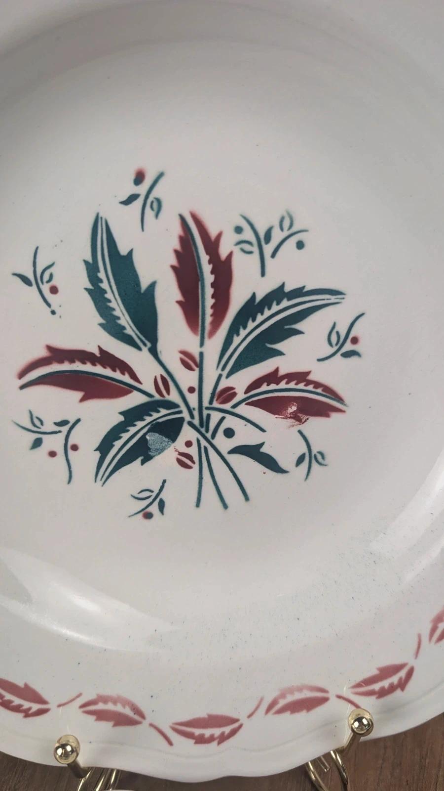 Lot de 6 assiettes creuses L’amandinoise – modèle Auvergne, terre de fer