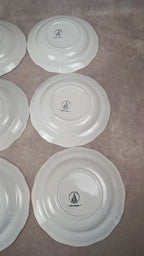 Lot de 6 assiettes creuses L’amandinoise – modèle Auvergne, terre de fer