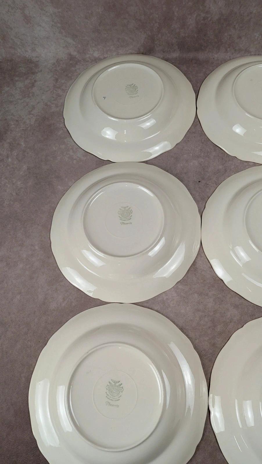 Lot de 6 assiettes creuses Villeroy & Boch – modèle Phoenix