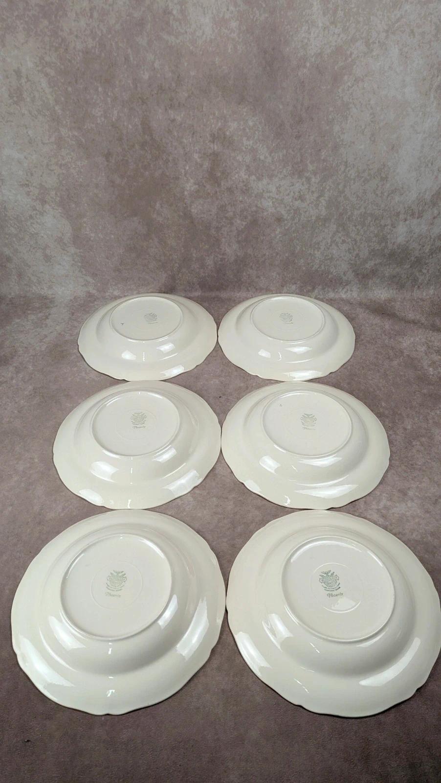 Lot de 6 assiettes creuses Villeroy & Boch – modèle Phoenix