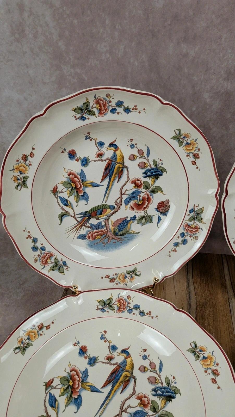 Lot de 6 assiettes creuses Villeroy & Boch – modèle Phoenix