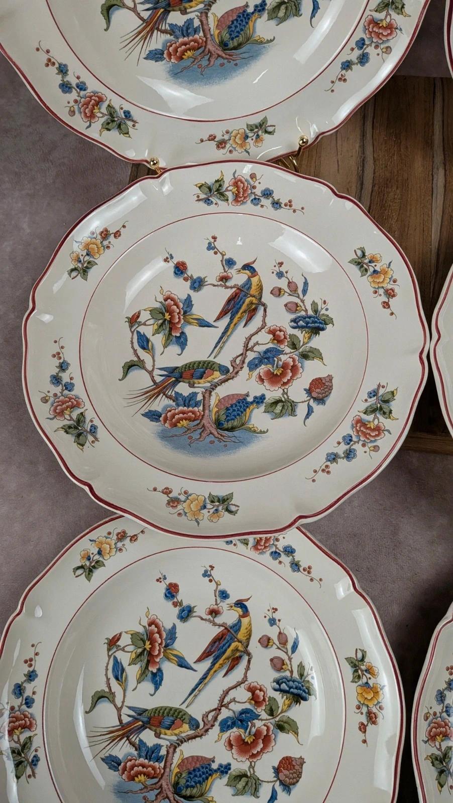 Lot de 6 assiettes creuses Villeroy & Boch – modèle Phoenix