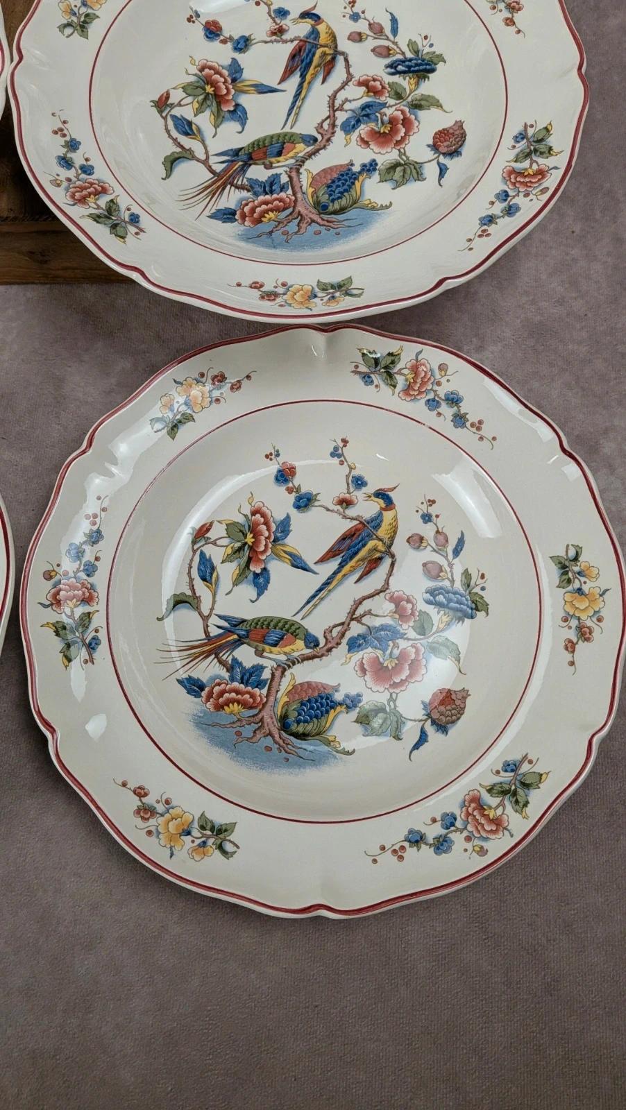 Lot de 6 assiettes creuses Villeroy & Boch – modèle Phoenix