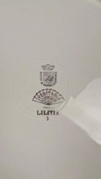 Lot de 6 assiettes plates Digoin Sarreguemines – modèle Illycia