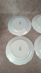 Lot de 6 assiettes plates Digoin Sarreguemines – modèle Illycia