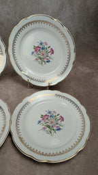Lot de 6 assiettes plates Digoin Sarreguemines – modèle Illycia