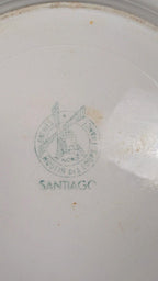 Lot de 6 assiettes plates Moulin des Loups – Modèle Santiago