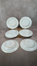 Lot de 6 assiettes plates Moulin des Loups – Modèle Santiago