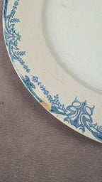 Lot de 6 assiettes plates Sarreguemines Digoin – Modèle Vaucluse