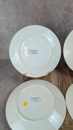 Lot de 6 assiettes plates Sarreguemines Digoin – Modèle Vaucluse