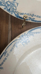 Lot de 6 assiettes plates Sarreguemines Digoin – Modèle Vaucluse