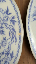 Lot de 6 assiettes plates Sarreguemines – modèle Épine