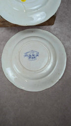 Lot de 6 assiettes plates Sarreguemines – modèle Épine