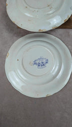Lot de 6 assiettes plates Sarreguemines – modèle Épine