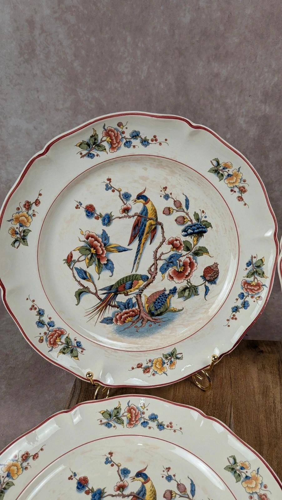 Lot de 6 assiettes plates Villeroy & Boch « Phoenix »
