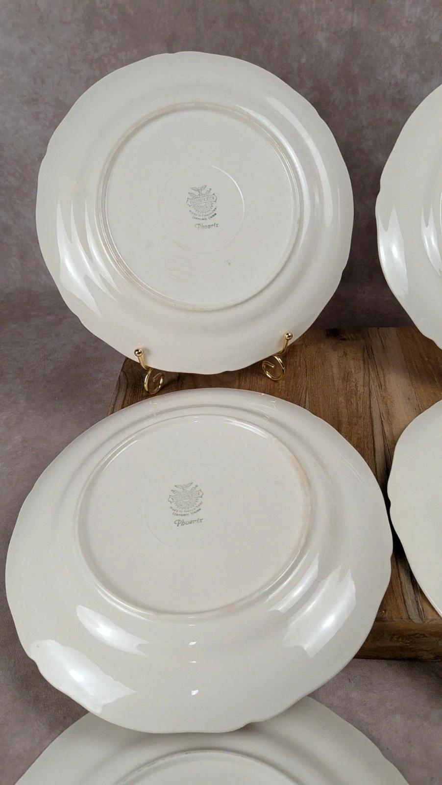 Lot de 6 assiettes plates Villeroy & Boch « Phoenix »