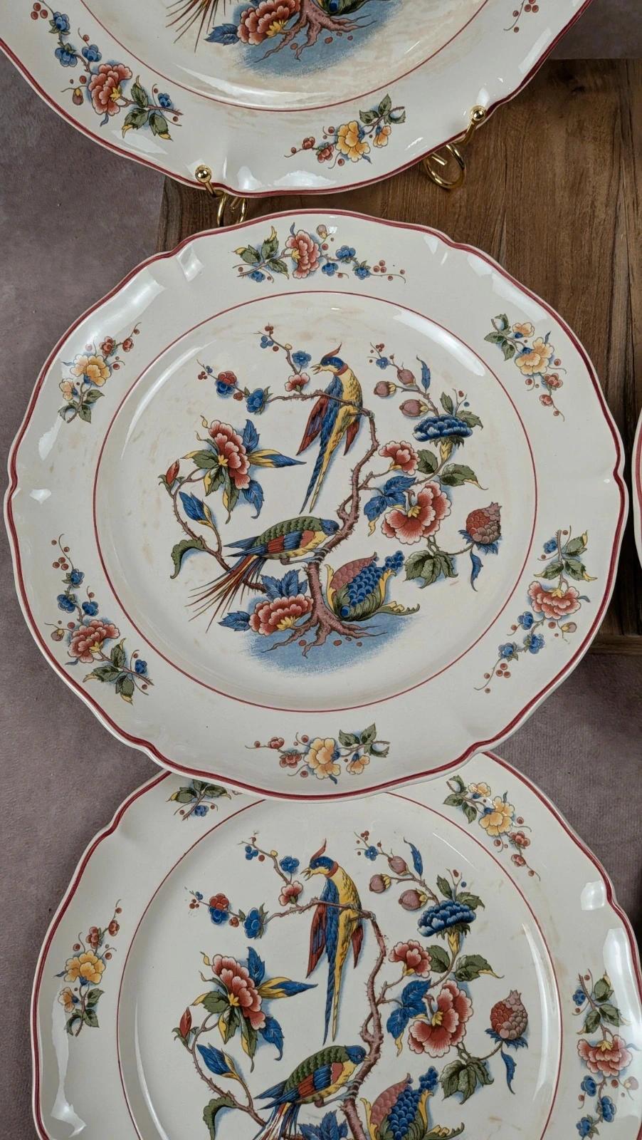 Lot de 6 assiettes plates Villeroy & Boch « Phoenix »