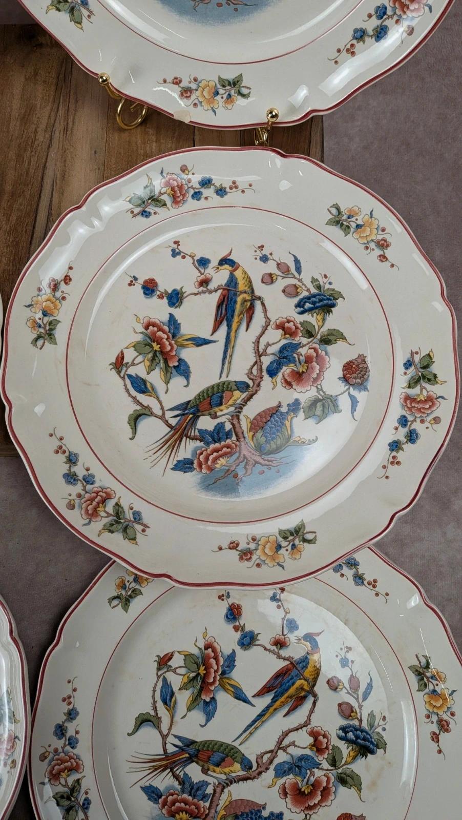 Lot de 6 assiettes plates Villeroy & Boch « Phoenix »