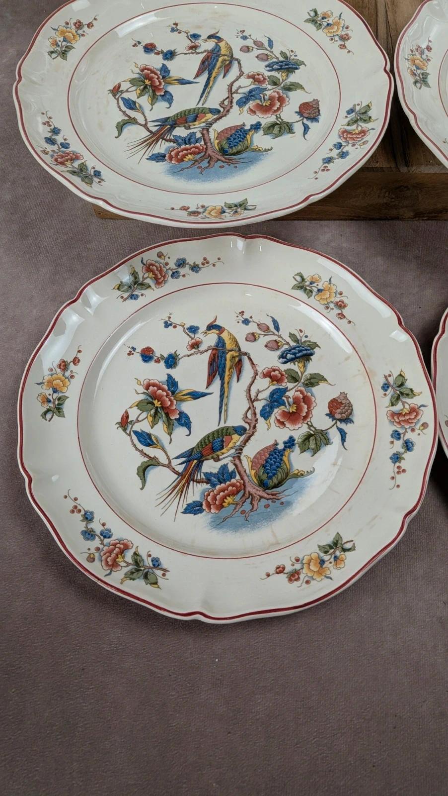 Lot de 6 assiettes plates Villeroy & Boch « Phoenix »