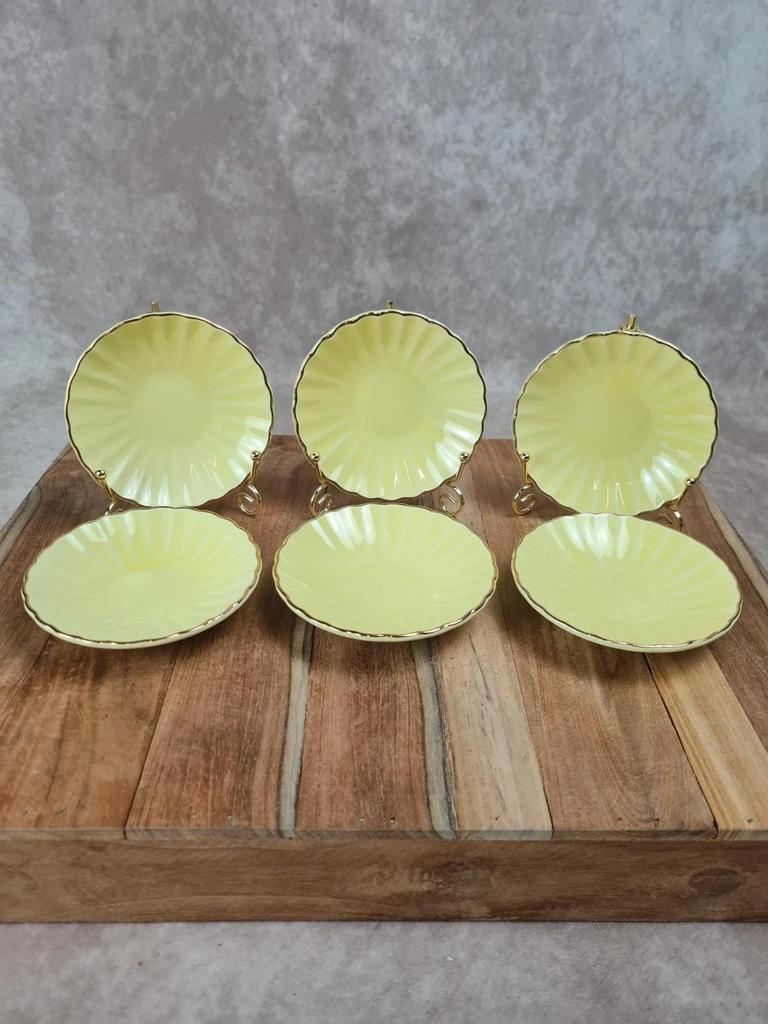 Lot de 6 coupelles vintage vert tendre – Création Val d’or – Made in France 🍃