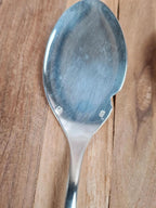 Lot de 6 cuillères à entremets en métal argenté – poinçon 30g