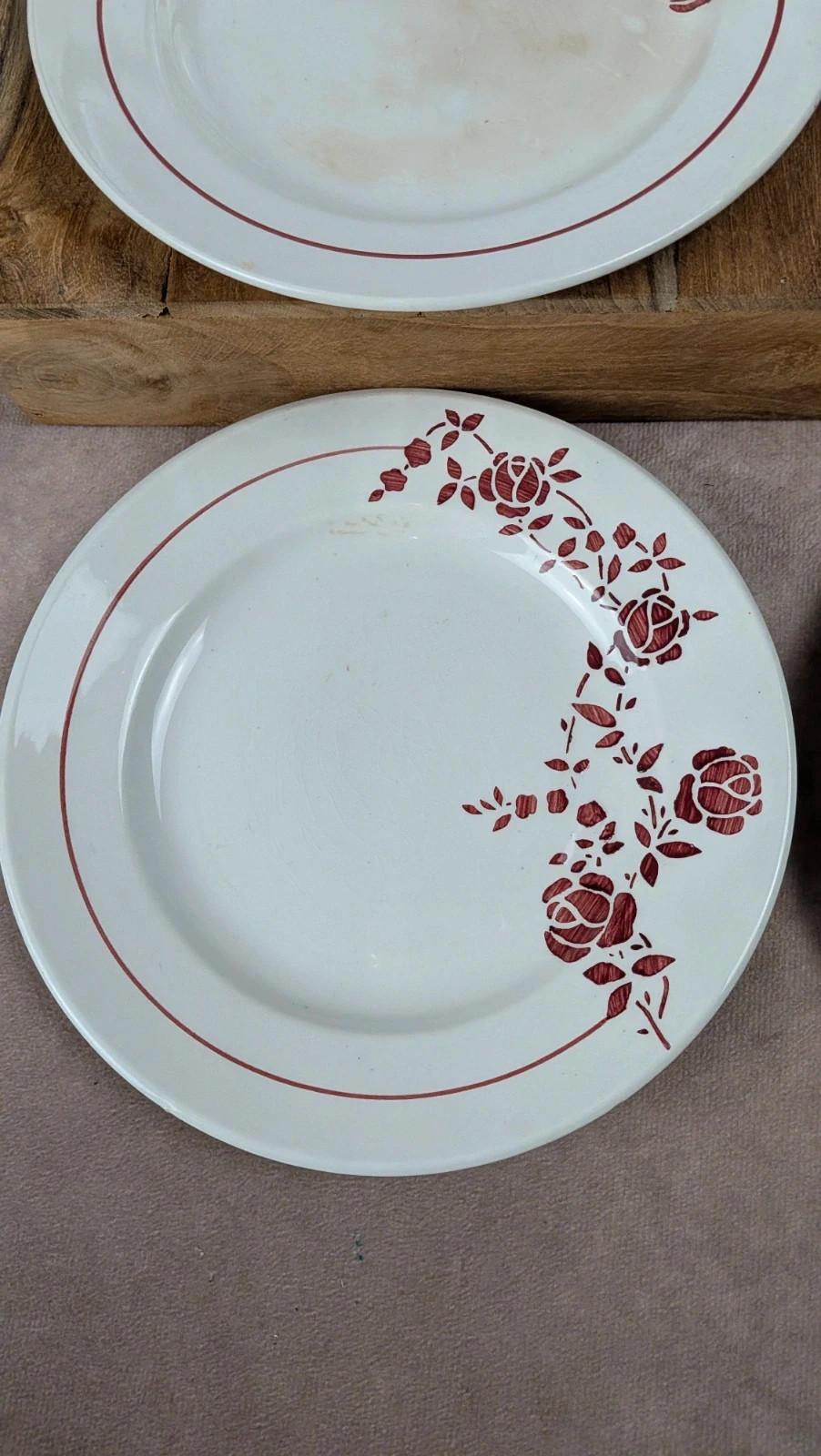 Lot de 6 petites assiettes Saint - amand – modèle Marcel