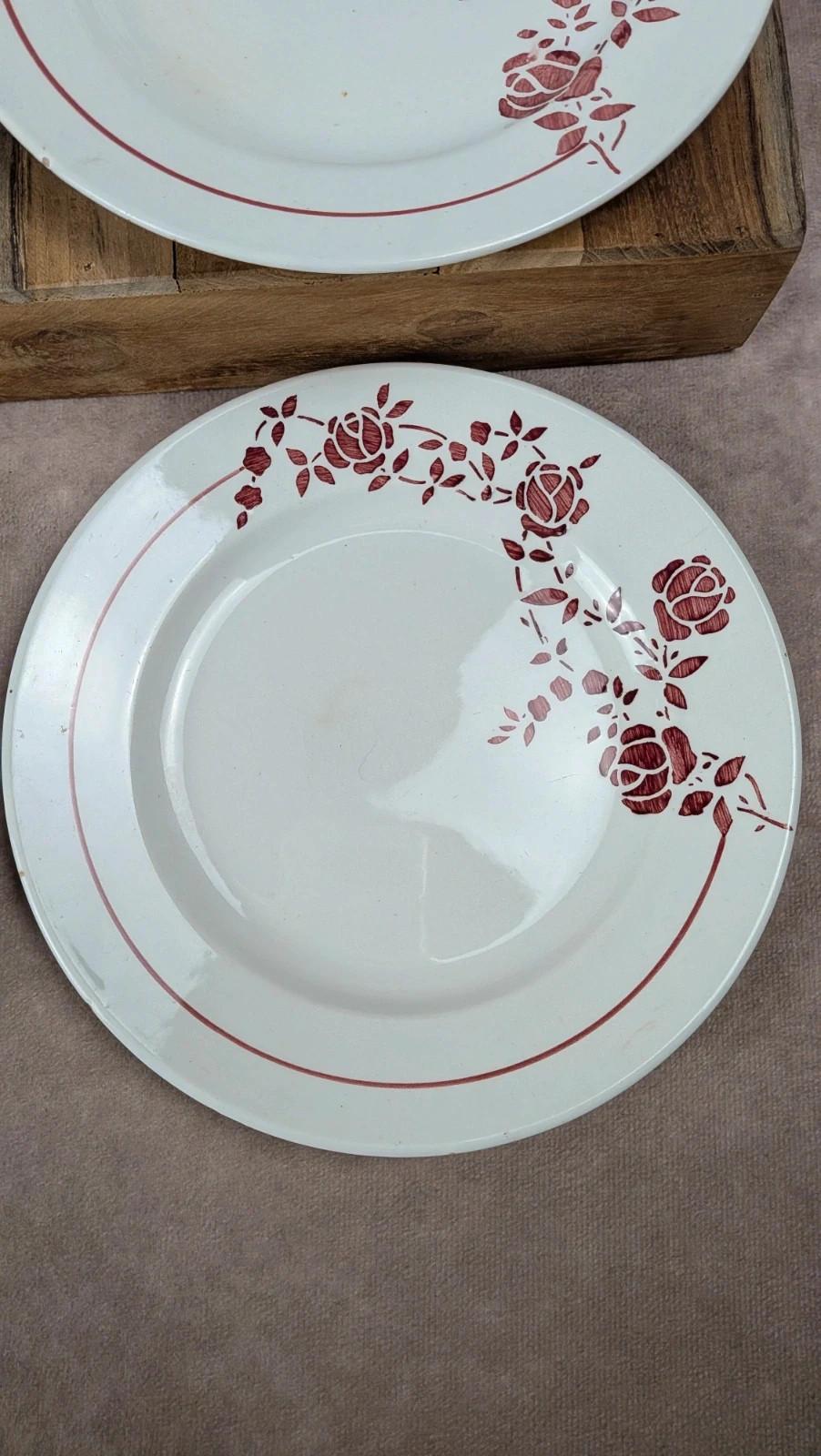 Lot de 6 petites assiettes Saint - amand – modèle Marcel