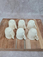 Lot de 6 tasses et sous - coupes vintage – Saint - amand & Sarguemines