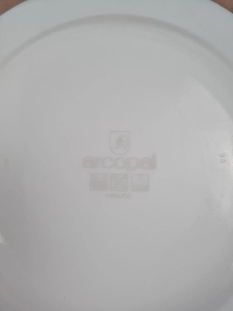 🍃 Lot de 7 assiettes vintage Arcopal vert d’eau 🇫🇷