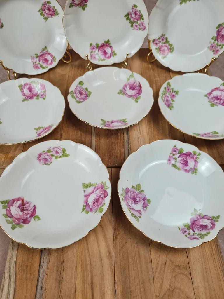 Lot de 8 coupelles vintage Pl Limoges France 🌷