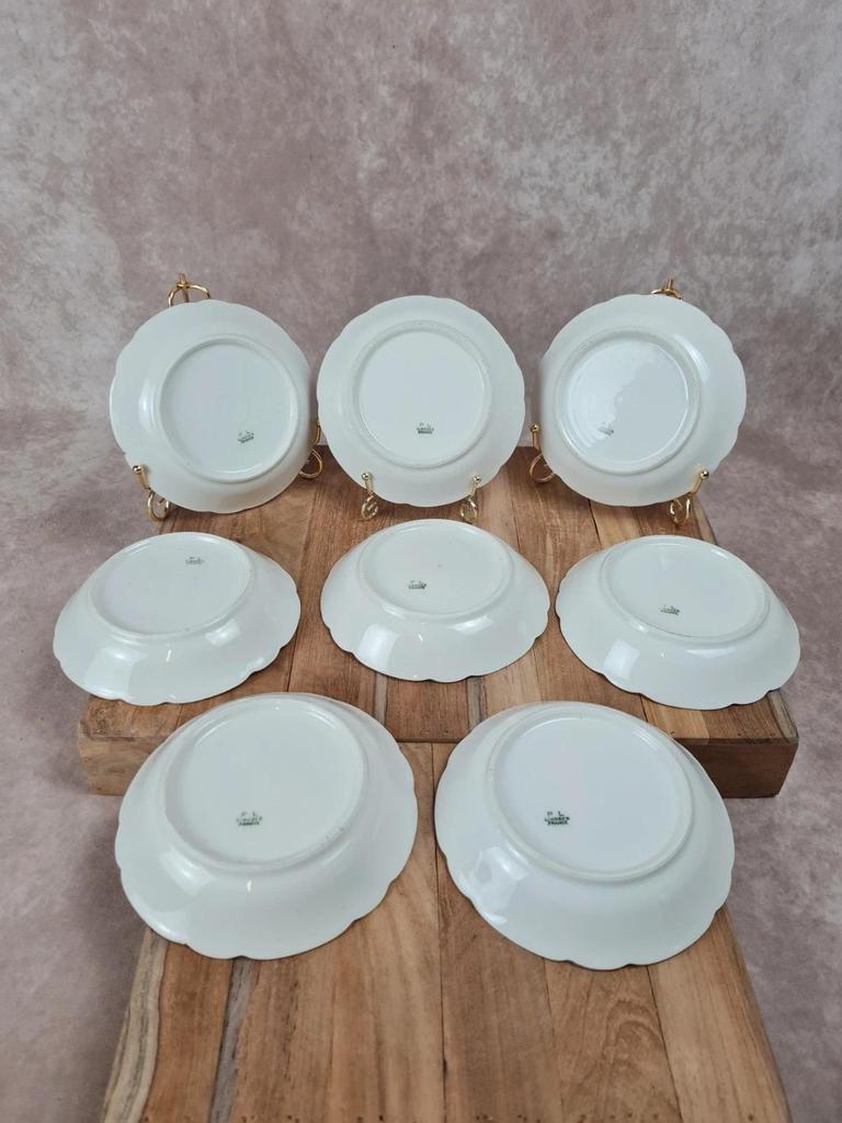 Lot de 8 coupelles vintage Pl Limoges France 🌷