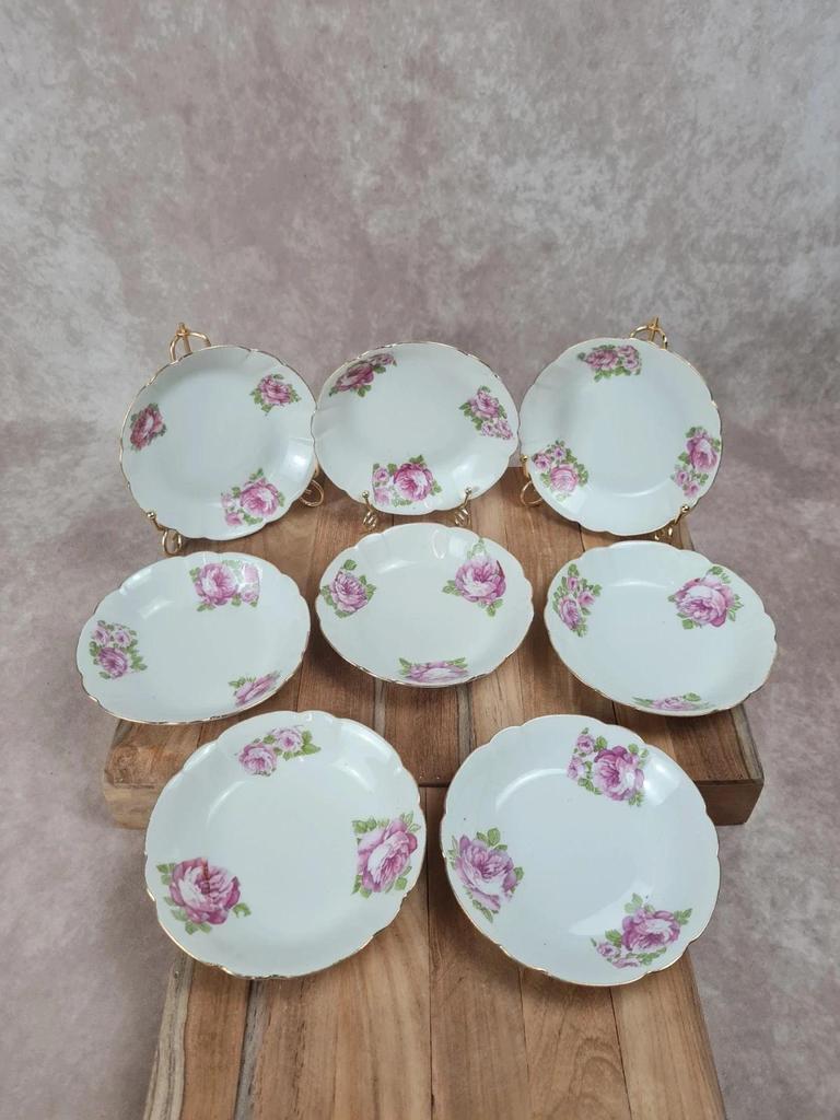 Lot de 8 coupelles vintage Pl Limoges France 🌷