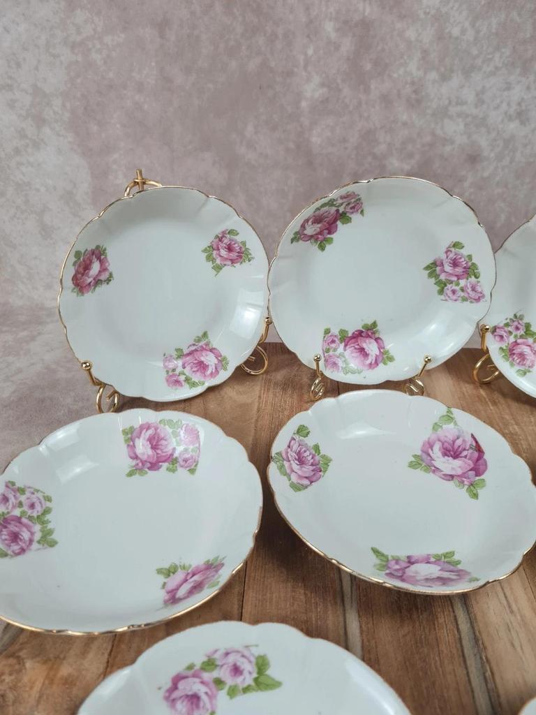 Lot de 8 coupelles vintage Pl Limoges France 🌷