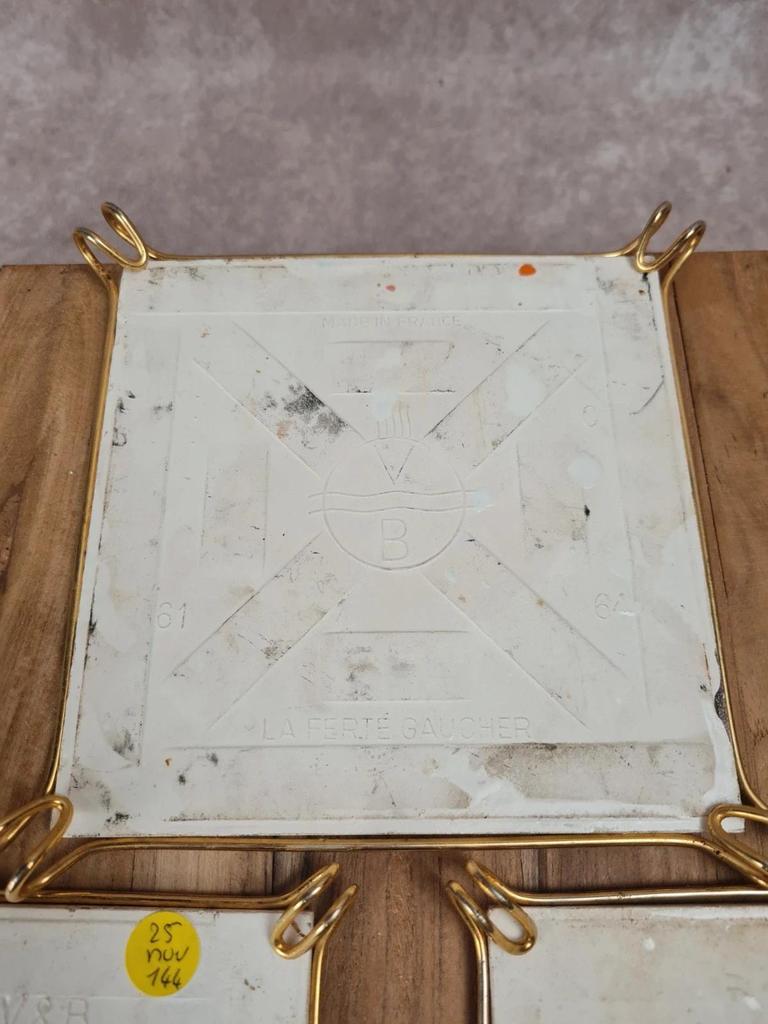 Lot dessous de plat & dessous de bouteille Villeroy & Boch – céramique vintage