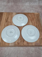 Lot vintage Kg Lunéville, 3 tasses + 3 soucoupes + 1 tasse offerte