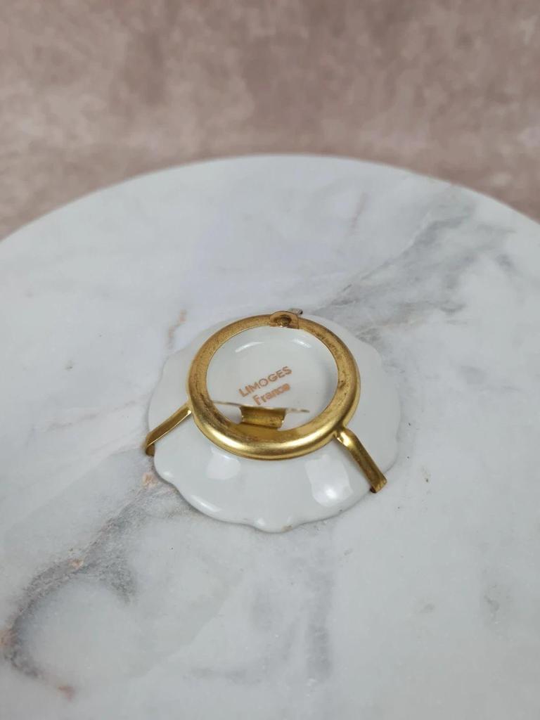 🌸 Mini assiette décorative en porcelaine de Limoges 🌸