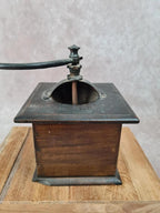 Moulin à café ancien Peugeot Frères en bois et métal 🫘