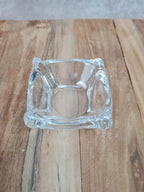 🩵 Paire de mini vide - poches en cristal signés Daum France