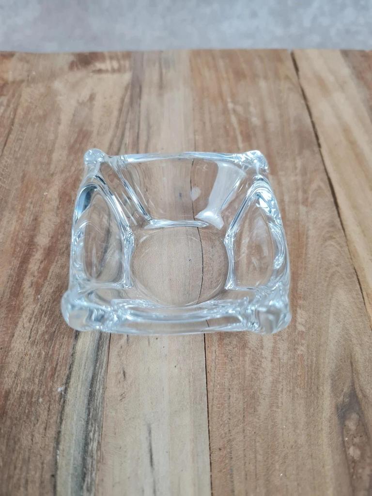 🩵 Paire de mini vide - poches en cristal signés Daum France