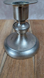 Petit bougeoir vintage en métal argenté – W. Germany