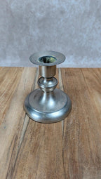 Petit bougeoir vintage en métal argenté – W. Germany