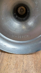 Petit bougeoir vintage en métal argenté – W. Germany