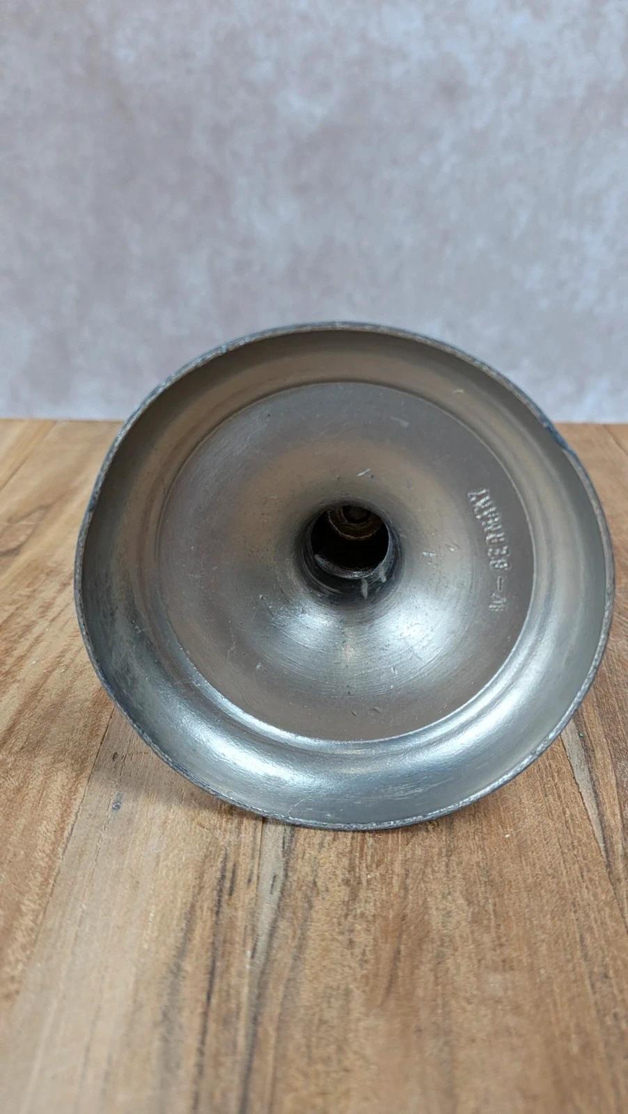 Petit bougeoir vintage en métal argenté – W. Germany