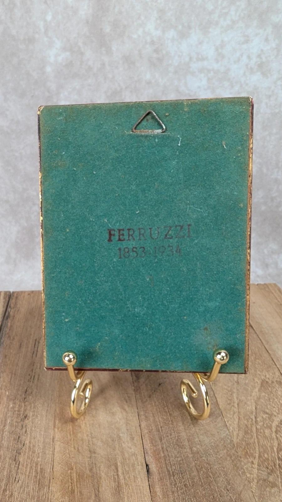 Petit cadre ancien – reproduction Ferruzzi 1853 - 1934