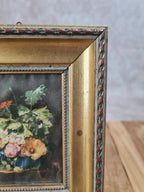 🌼 Petit cadre vintage – impression sur tissu 🌼