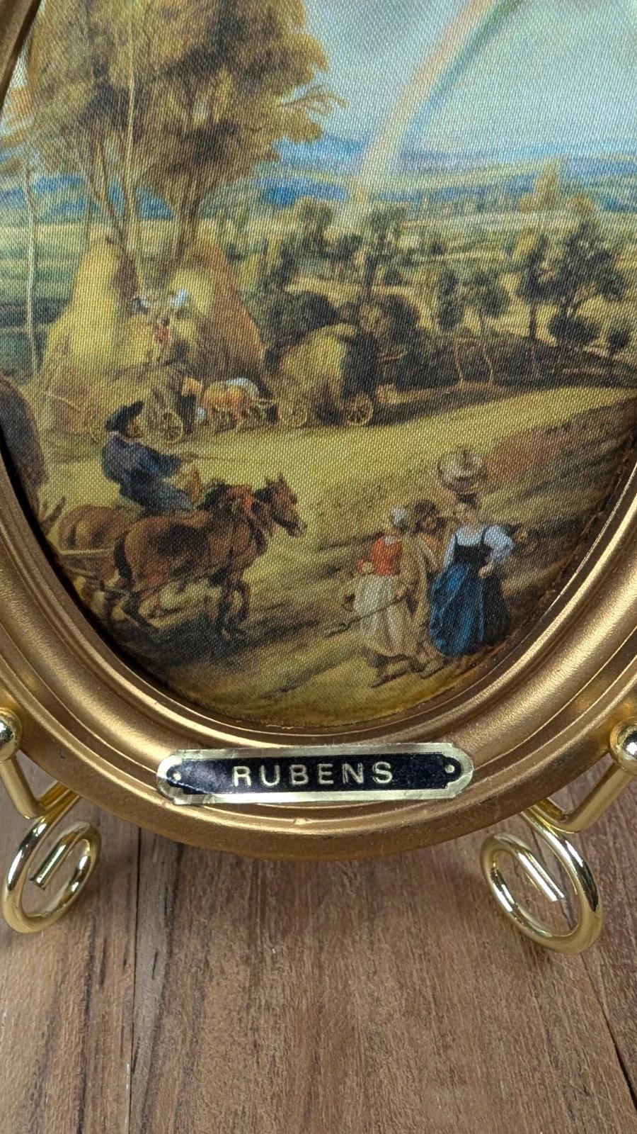 Petit cadre vintage Rubens – impression sur tissu