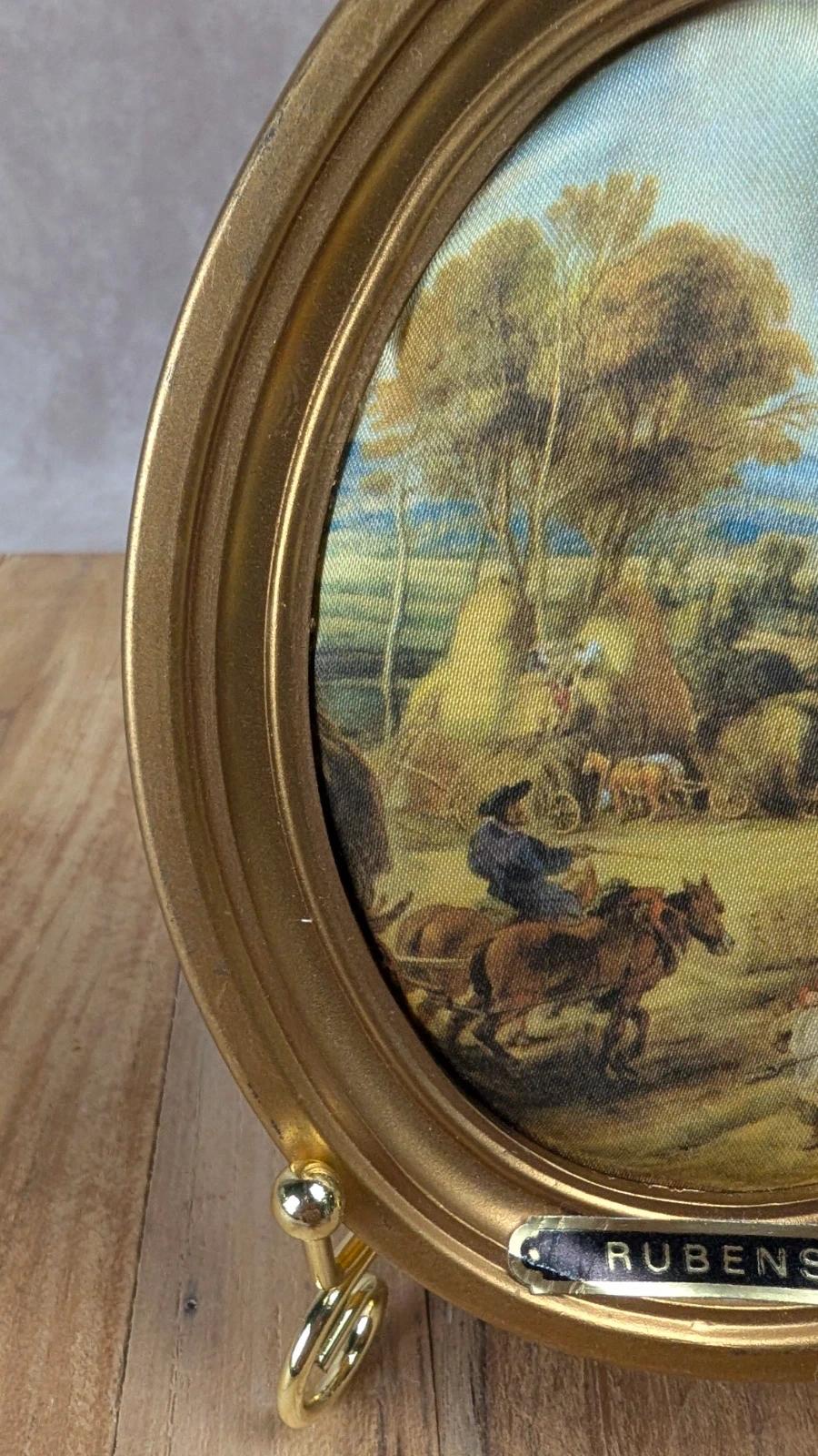 Petit cadre vintage Rubens – impression sur tissu